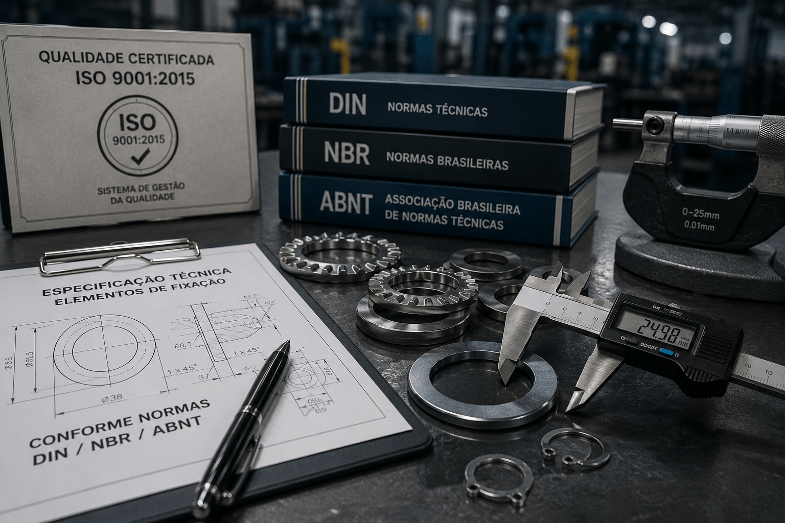 Unistamp Metais - Conformidade com normas técnicas