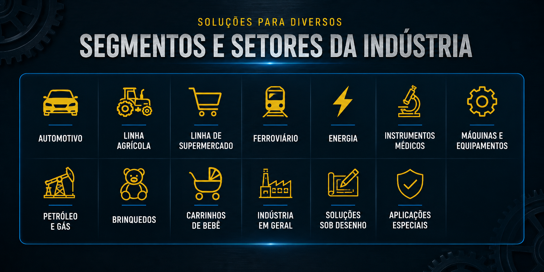 Setores Atendidos Unistamp